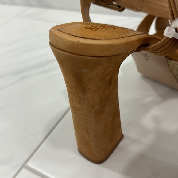 Schutz Blisse Platform Nubuck Sandal - Size 11 - Picture 7 of 14